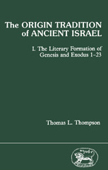 E-book, The Origin Tradition of Ancient Israel, Bloomsbury Publishing
