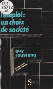 eBook, L'emploi : un choix de société, La Découverte (réédition numérique FeniXX)