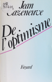 E-book, De l'optimisme, Fayard (réédition numérique FeniXX)