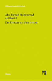 E-book, Der Erretter aus dem Irrtum, Ghazali, Abu-Hamid Muhammad al-, Felix Meiner Verlag