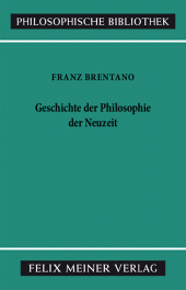 E-book, Geschichte der Philosophie der Neuzeit, Felix Meiner Verlag