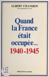 E-book, Quand la France était occupée..., FeniXX