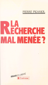 E-book, La recherche mal menée ?, Larousse (réédition numérique FeniXX)