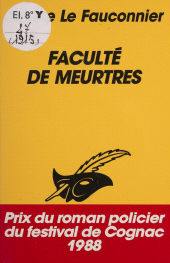 E-book, Faculté de meurtres, Éditions Du Masque (réédition numérique FeniXX)