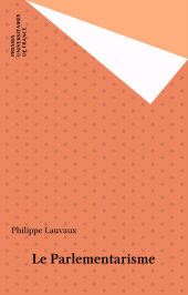 E-book, Le Parlementarisme, Presses universitaires de France (réédition numérique FeniXX)
