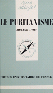 E-book, Le puritanisme, Presses universitaires de France (réédition numérique FeniXX)