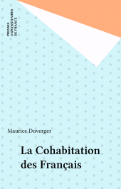 E-book, La Cohabitation des Français, Presses universitaires de France (réédition numérique FeniXX)