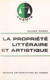 E-book, La propriété littéraire et artistique, Presses universitaires de France (réédition numérique FeniXX)