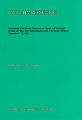 eBook, Gallium Arsenide II, Trans Tech Publications Ltd