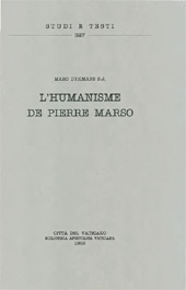 E-book, L'humanisme de Pierre Marso, Biblioteca apostolica vaticana