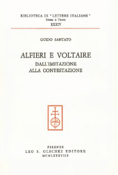 E-book, Alfieri e Voltaire : dall'imitazione alla contestazione, L.S. Olschki