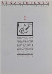 Fascicule, Renacimiento : revista de literatura : 1, 1988, Renacimiento