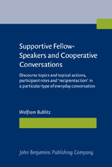 E-book, Supportive Fellow-Speakers and Cooperative Conversations, John Benjamins Publishing Company
