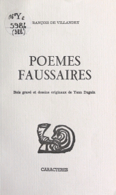 E-book, Poèmes faussaires, Caractères (réédition numérique FeniXX)