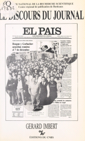 eBook, Le discours du journal : "El Pais", CNRS Éditions (réédition numérique FeniXX)