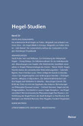 E-book, Hegel-Studien Band 23, Felix Meiner Verlag