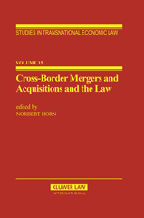eBook, Cross-Border Mergers and Acquisitions and the Law, Wolters Kluwer