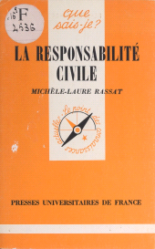 E-book, La responsabilité civile, Presses universitaires de France (réédition numérique FeniXX)
