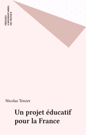 E-book, Un projet éducatif pour la France, Presses universitaires de France (réédition numérique FeniXX)