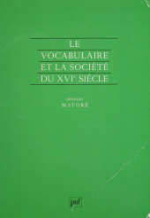 E-book, Le Vocabulaire et la société du XVIe siècle, Presses universitaires de France (réédition numérique FeniXX)