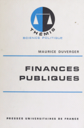 E-book, Finances publiques, Presses universitaires de France (réédition numérique FeniXX)