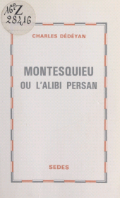 E-book, Montesquieu : Ou L'alibi persan, Sedes (réédition numérique FeniXX)