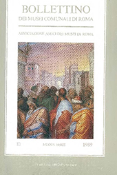 Fascicolo, Bollettino dei musei comunali di Roma : nuova serie : III, 1989, "L'Erma" di Bretschneider