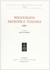 eBook, Bibliografia filosofica italiana : 1987, Leo S. Olschki editore