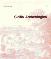 Fascicolo, Sicilia archeologica : XXII, 71, 1989, "L'Erma" di Bretschneider