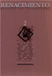 Fascicolo, Renacimiento : revista de literatura : 2, 1989, Renacimiento