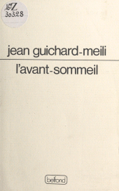 E-book, L'avant-sommeil, Belfond (réédition numérique FeniXX)