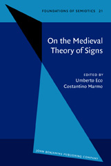 E-book, On the Medieval Theory of Signs, John Benjamins Publishing Company