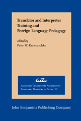 E-book, Translator and Interpreter Training and Foreign Language Pedagogy, John Benjamins Publishing Company