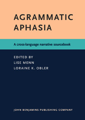 E-book, Agrammatic Aphasia, John Benjamins Publishing Company