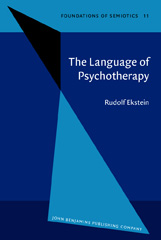 eBook, The Language of Psychotherapy, John Benjamins Publishing Company