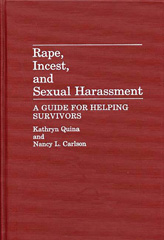 eBook, Rape, Incest, and Sexual Harassment, Carlson, Nancy L., Bloomsbury Publishing