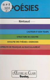 E-book, Poésies, Rimbaud, Bordas (réédition numérique FeniXX)