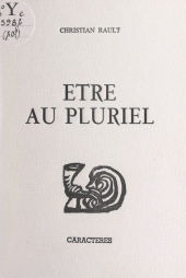E-book, Être au pluriel, Caractères (réédition numérique FeniXX)
