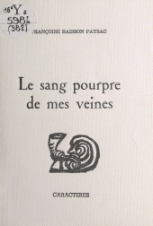 E-book, Le sang pourpre de mes veines, Caractères (réédition numérique FeniXX)