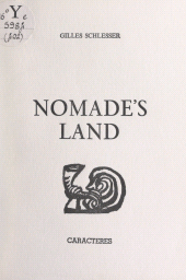 E-book, Nomade's land, Caractères (réédition numérique FeniXX)
