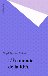 E-book, L'Économie de la RFA, La Découverte (réédition numérique FeniXX)