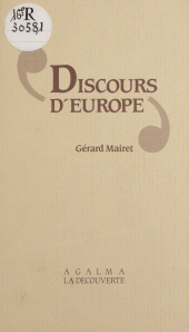 eBook, Discours d'Europe ou Souveraineté, citoyenneté et démocratie, La Découverte (réédition numérique FeniXX)