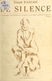E-book, Le silence comme introduction à la métaphysique, FeniXX