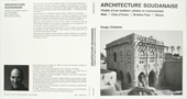 eBook, Architecture soudanaise, L'Harmattan