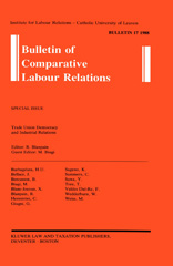 eBook, Bulletin of Comparative Labour Relations, Wolters Kluwer