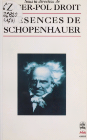 eBook, Présences de Schopenhauer, Le Livre de poche (réédition numérique FeniXX)