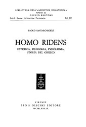 E-book, Homo ridens : estetica, filologia, psicologia, storia del comico, L.S. Olschki