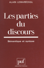E-book, Les parties du discours : Sémantique et syntaxe, Presses universitaires de France (réédition numérique FeniXX)