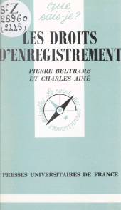eBook, Les droits d'enregistrement, Presses universitaires de France (réédition numérique FeniXX)