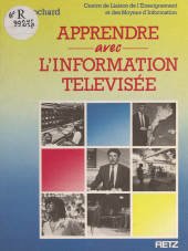 E-book, Apprendre avec l'information télévisée, Retz (réédition numérique FeniXX)